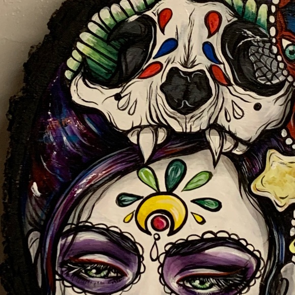 ORIGINAL OOAK ART! BRITTANY HANKS ORIGINAL PAINTING ON WOOD! Ready to Hang! - Picture 5 of 13